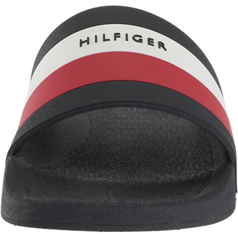 Tommy Hilfiger Earthy Pool Slide Sandals Boys Blue / Red / White Size 1
